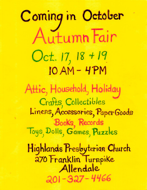 Autumn Fair Poster