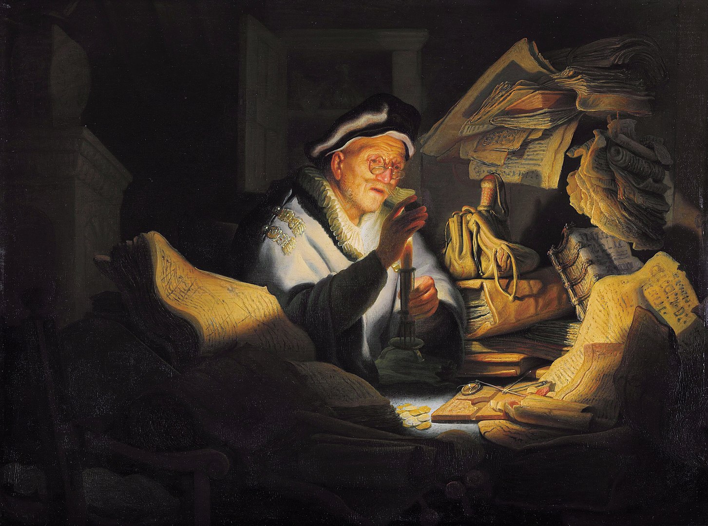 The Parable of the Rich Fool, Rembrandt